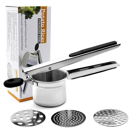 Potato Ricer Hand Press Lemon Orange Potato Squeezer